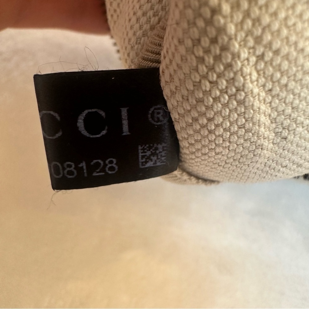 Gucci White Belt Bag with Navy and Red Strap - Picture 10 of 12